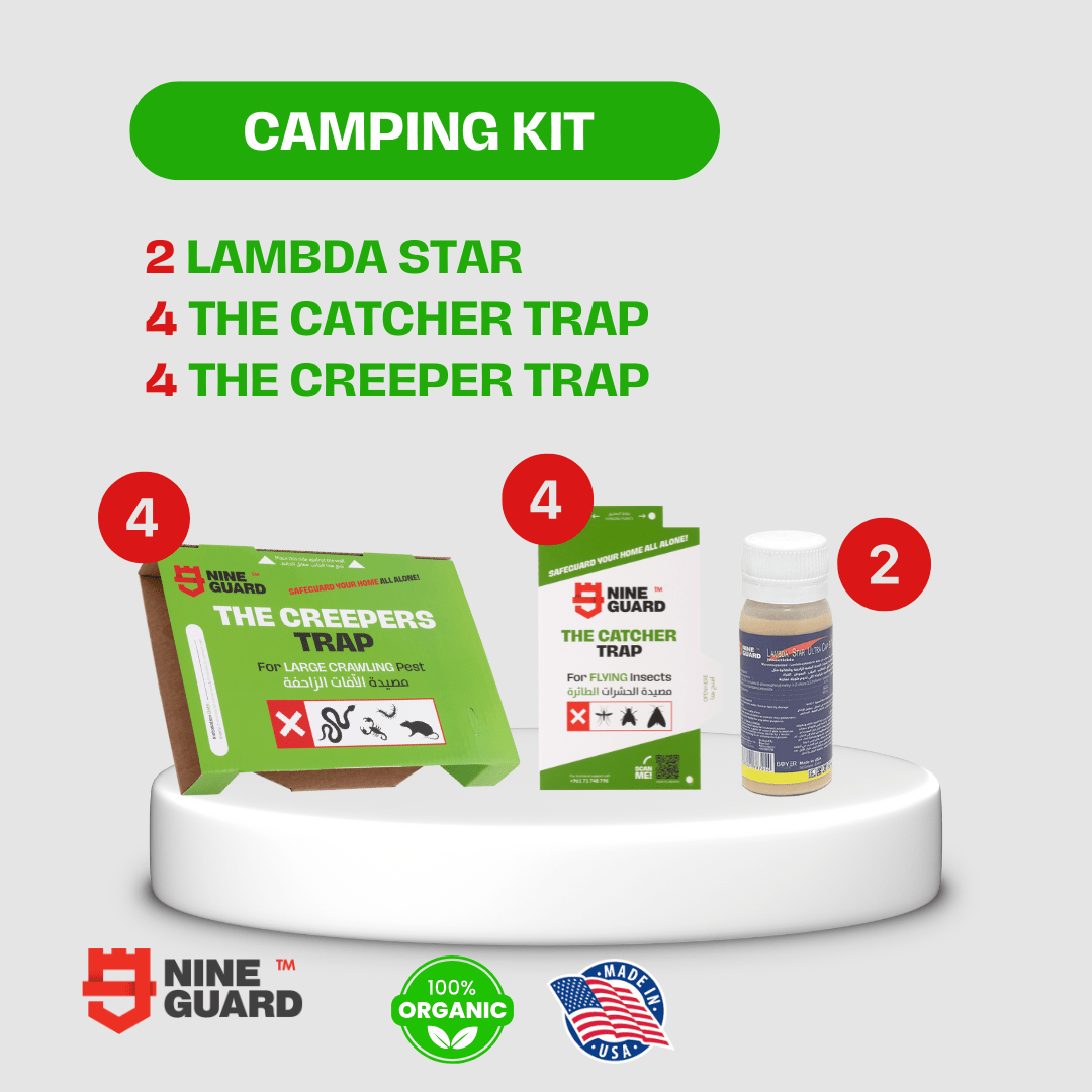 Nineguard camping insect traps and Lambda Star spray Lebanon