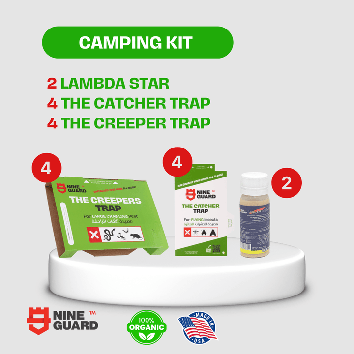Nineguard camping insect traps and Lambda Star spray Lebanon