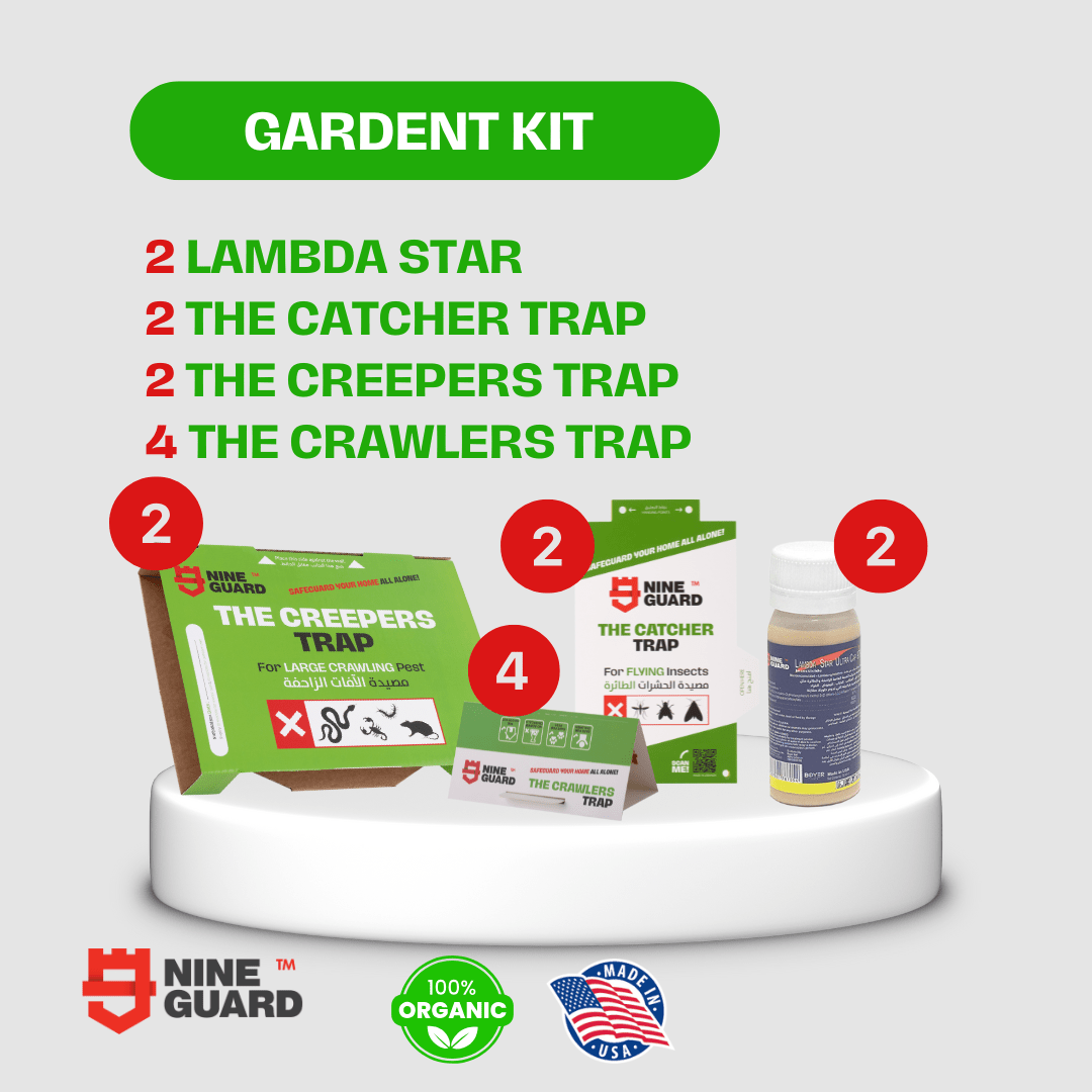 Nineguard garden pest protection kit traps and sprays Lebanon