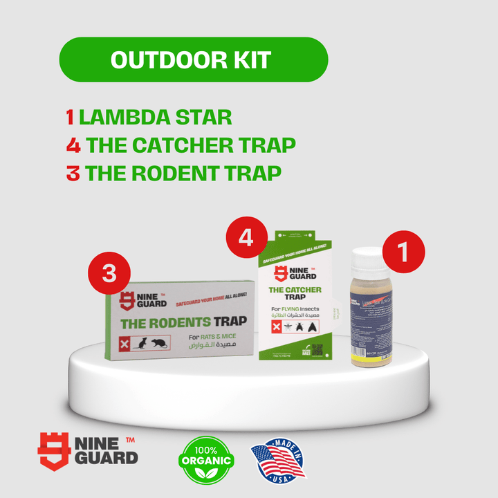 Outdoor pest control kit with traps and spray Lebanon