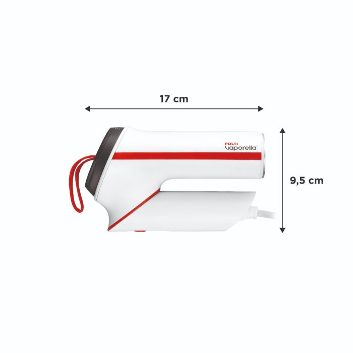 Polti Vaporella GSM50R red garment steamer with telescopic pole and hanger