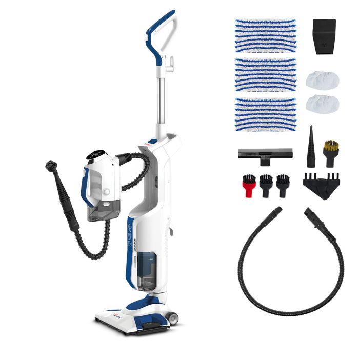 Polti Vaporetto 3 Clean Blue – 3-in-1 Steam Mop & Vacuum Cleaner | Lebanon
