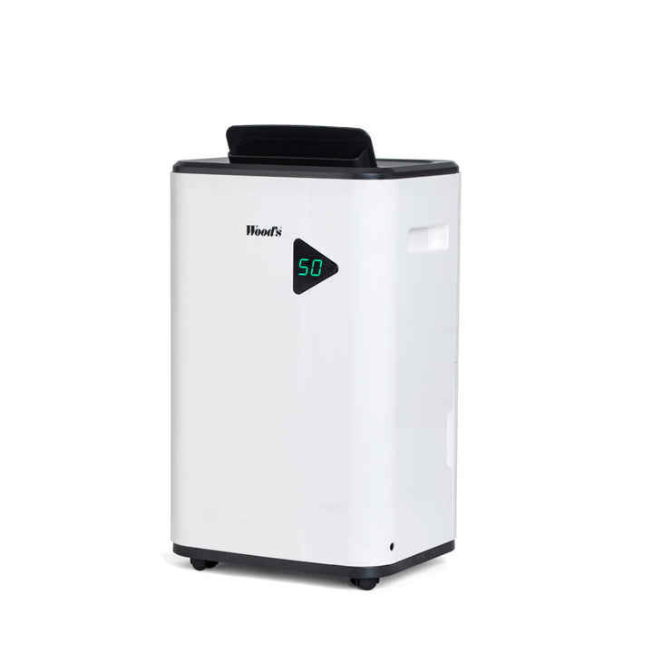 Portable Woods MDX20P dehumidifier preventing mold and mildew
