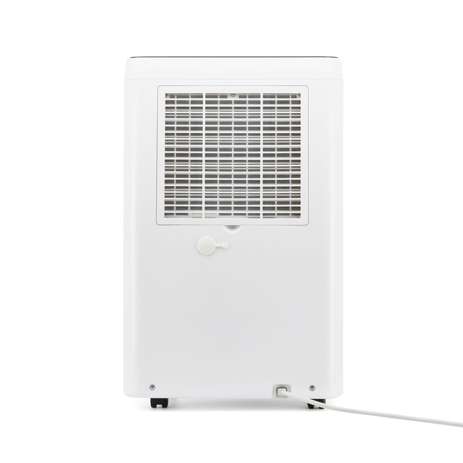 Top air outlet of Wood’s MRD25GW dehumidifier for efficient laundry drying