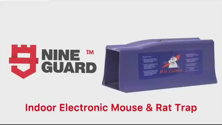 Humane high-voltage rat zapper for indoor pest control